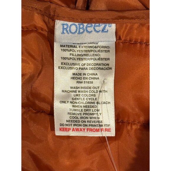 Robeez Baby Unisex Packable‎ Insulated Hooded Jacket & Pouch Fox Design 3-6M - Picture 9 of 10